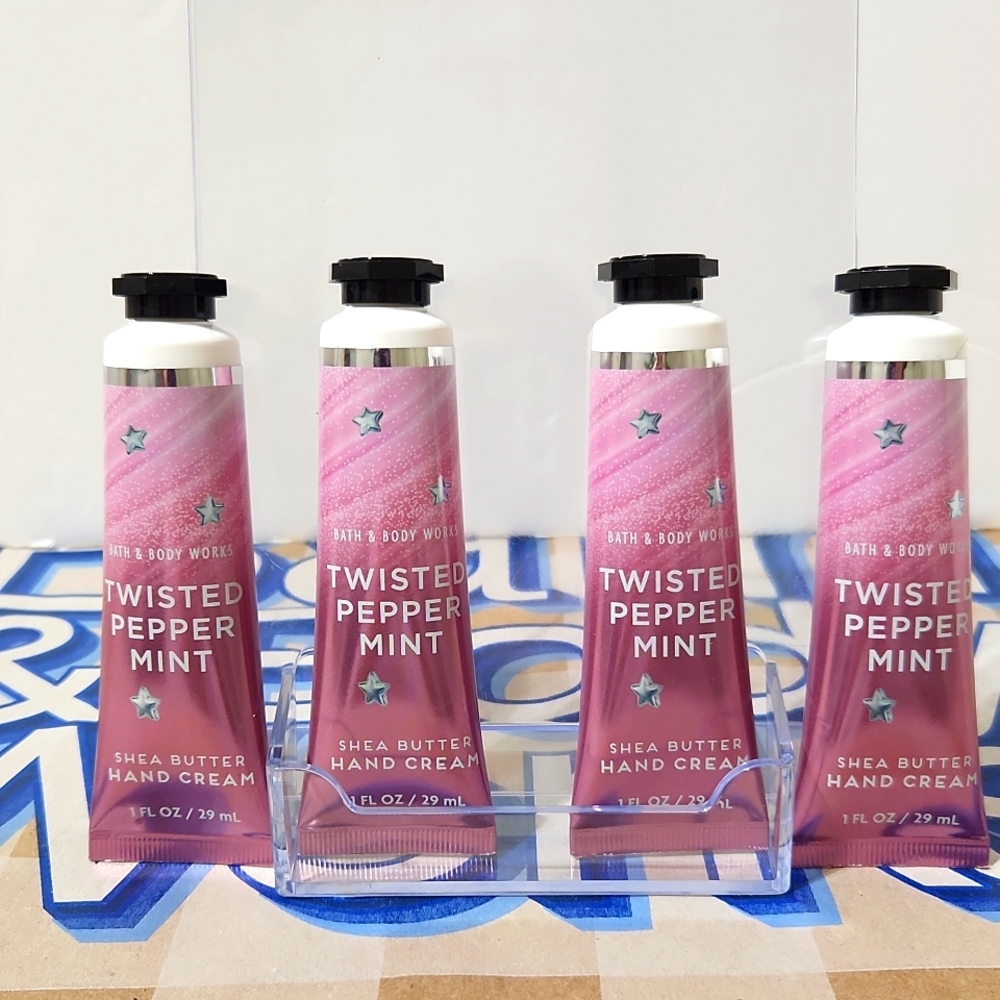 Bath & Body Works Twisted Peppermint Hand Creams X4